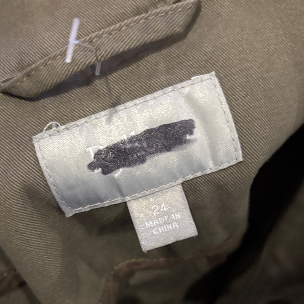Ryllace Organic Cotton Classic Olive Utility Jacket for Women, new without tags - Picture 10 of 10